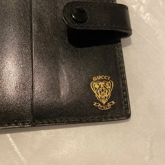 Vintage Gucci Bi-Fold Wallet Micro GG Pattern